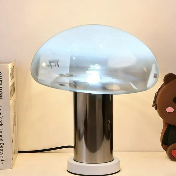 Moderne Glas-Dome-Tischlampe
