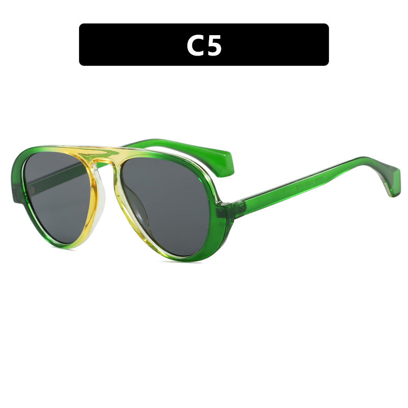 Damen Sonnenbrille mit einzigartigem Retro-Rahmen und UV-Schutz Karnz