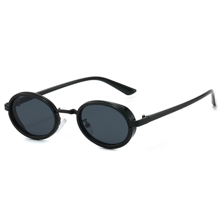 Vintage-inspirierte elegante ovale Sonnenbrillen Karnz
