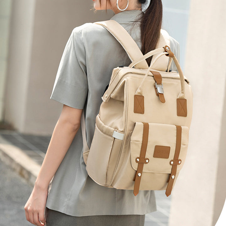 Stylischer Mehrfach-Taschen Bogen Rucksack Karnz