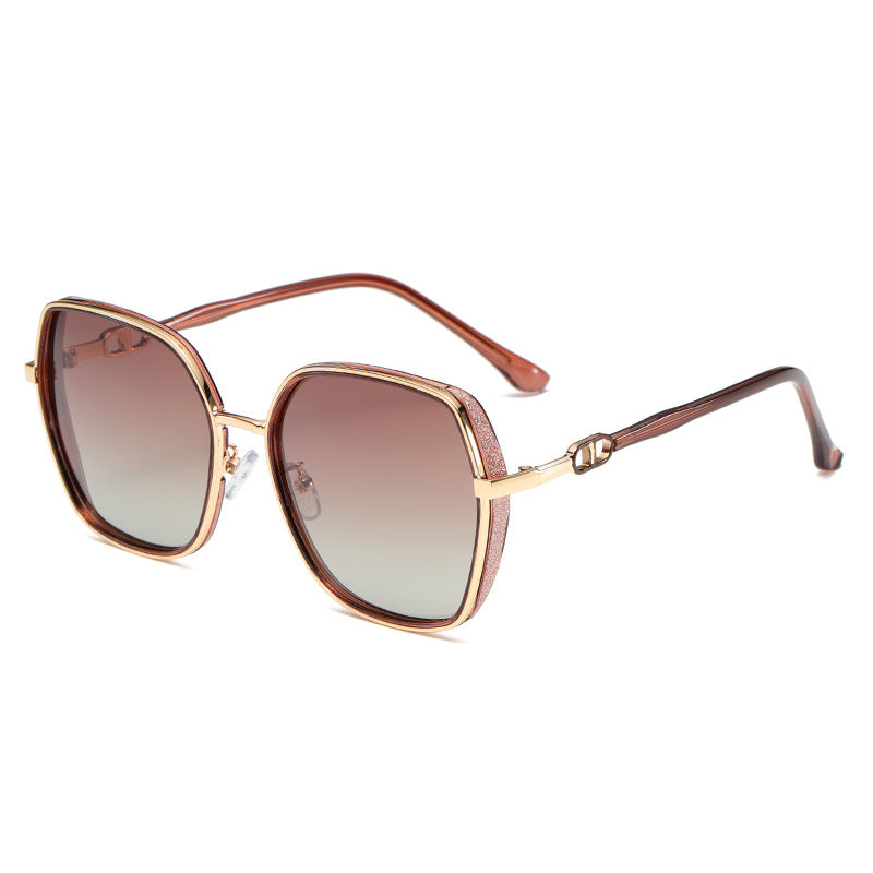 Damen modische quadratische Sonnenbrille Karnz