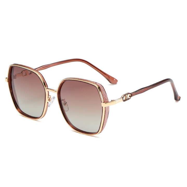Damen modische quadratische Sonnenbrille Karnz