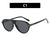 Damen trendige Oversized-Sonnenbrille mit elegantem Metallrahmen und UV-Schutz Karnz