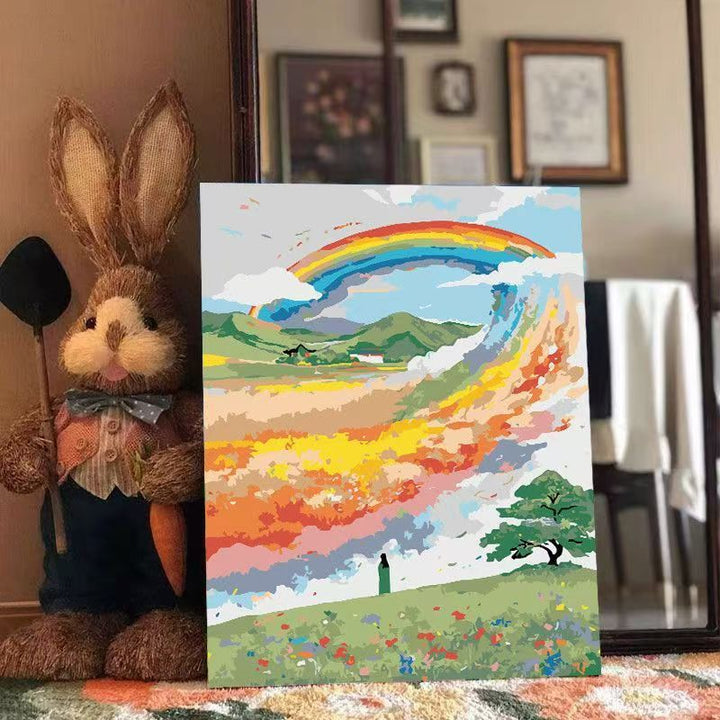 Künstlerische Herz-Themen-Leinwandkunst Karnz
