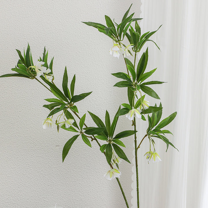 Elegante Künstliche Pflanze mit Blüten Karnz