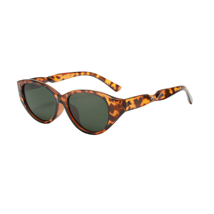 Damen Vintage-inspirierte Sonnenbrille mit strukturiertem Rahmen Karnz