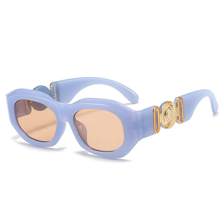 Elegante sechseckige Rahmen-Sonnenbrille