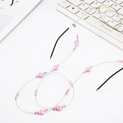 Elegante perlenbesetzte Brillenband Karnz