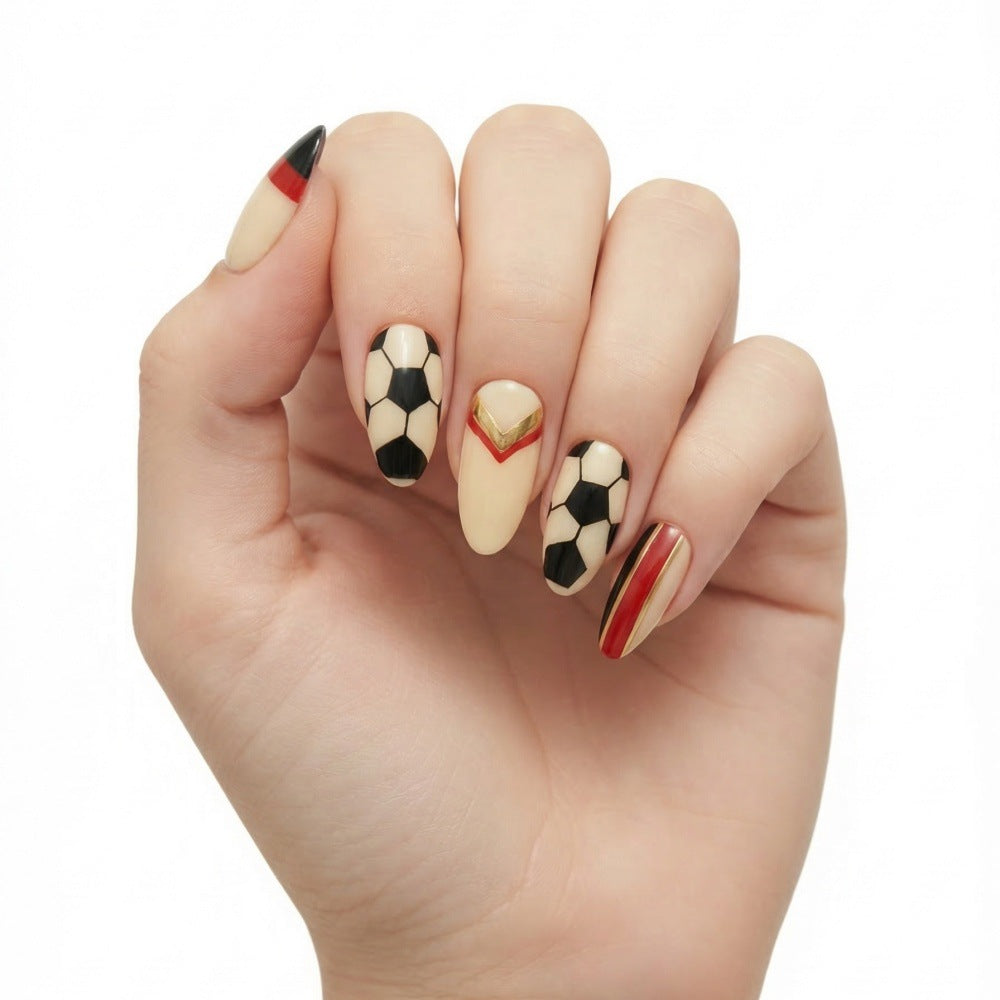 Kreative Fußball Nagelkunst Karnz
