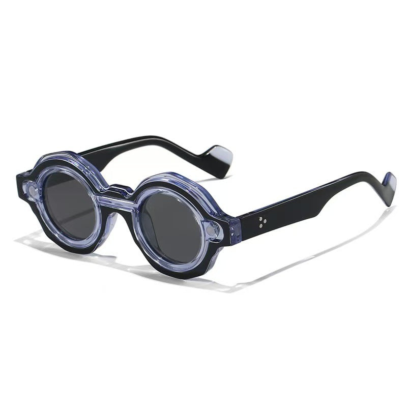 Damen modische Sonnenbrille mit einzigartigem Runddesign Karnz