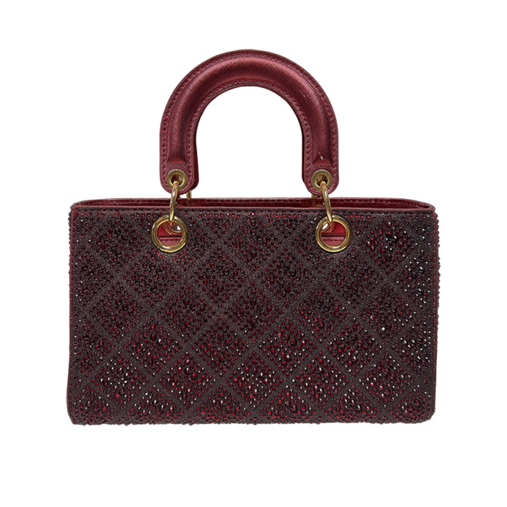 Elegante Handtasche mit Strassverzierung