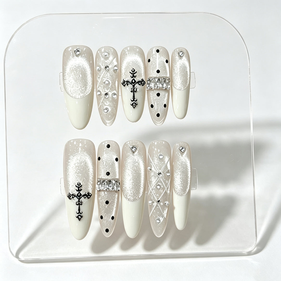 Dekoratives Nail Art Press-On Set Karnz 1787314135