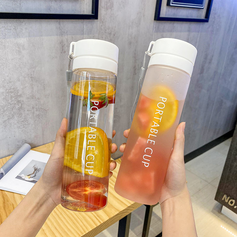 Damen Trinkflasche mit innovativem Deckel Karnz
