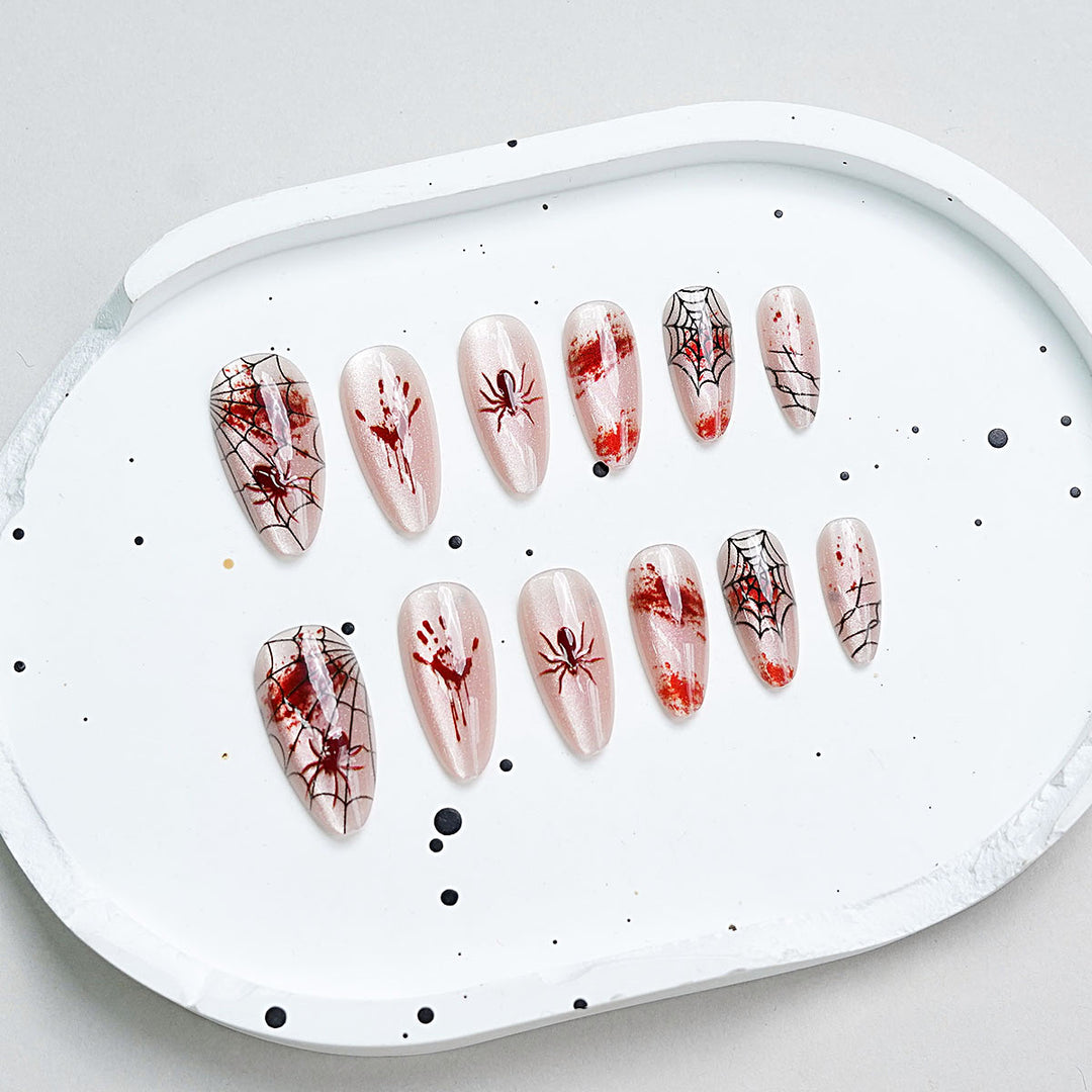 Halloween-Themen Press-On Nagelkunst Set Karnz