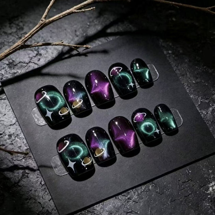 Sternen Nacht Glitzer Nagel Kunst Set Karnz