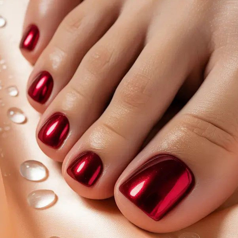 Elegante Fußnagelkunst Karnz