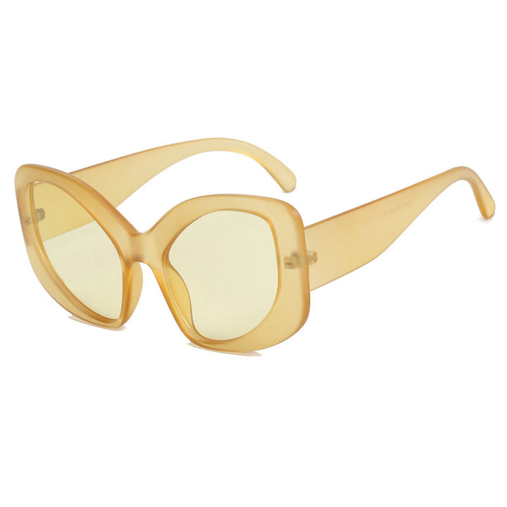 Damen elegante Oversized-Sonnenbrille mit markantem Design Karnz