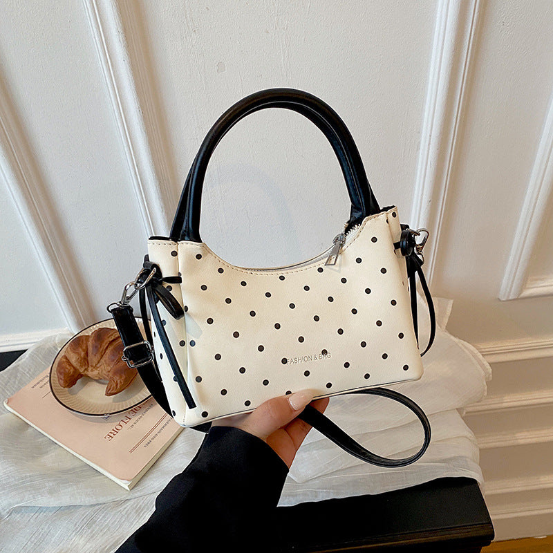 Premium Polka Dot Mini Handtas