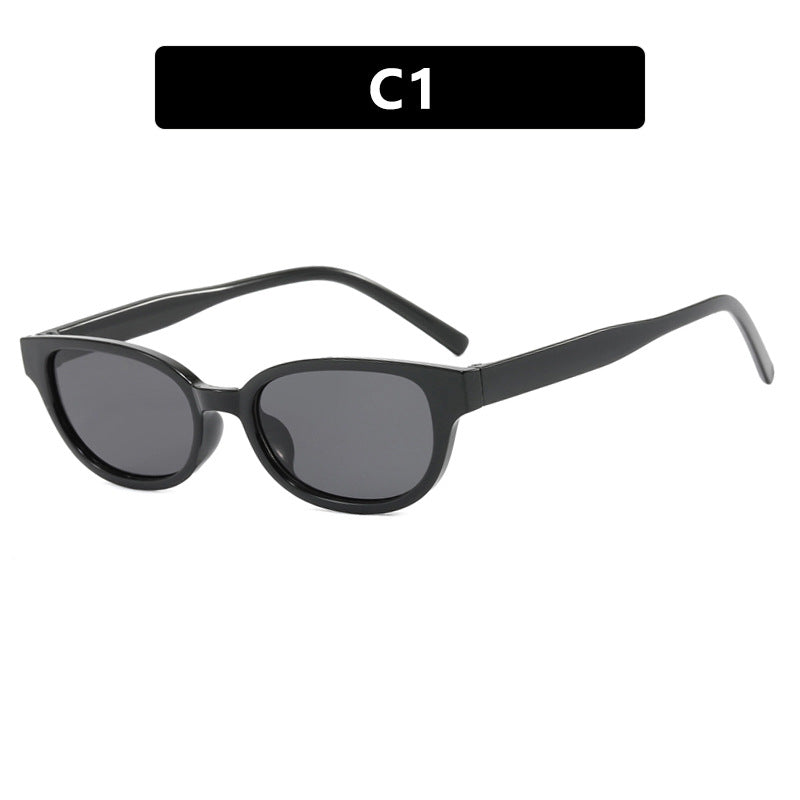 Damen modische Cat-Eye Sonnenbrille mit UV-Schutz und leichtem Rahmen Karnz