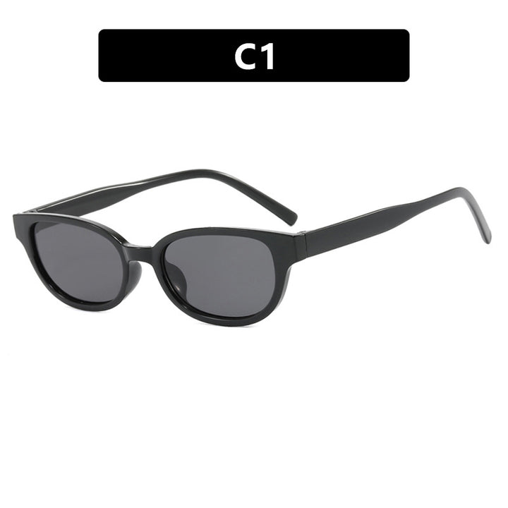 Damen modische Cat-Eye Sonnenbrille mit UV-Schutz und leichtem Rahmen Karnz