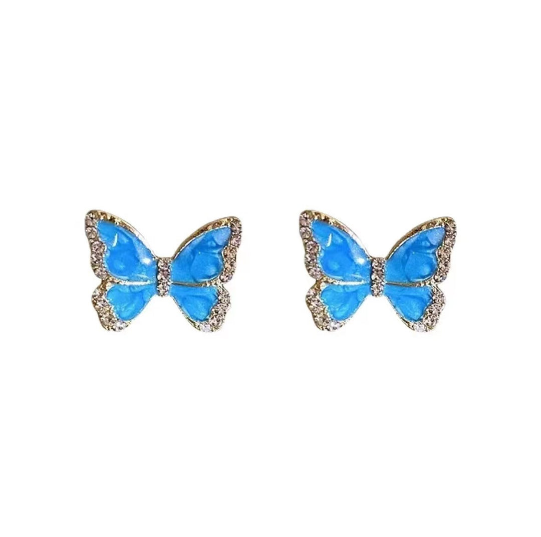 Elegante Schmetterlings-Ohrringe Karnz
