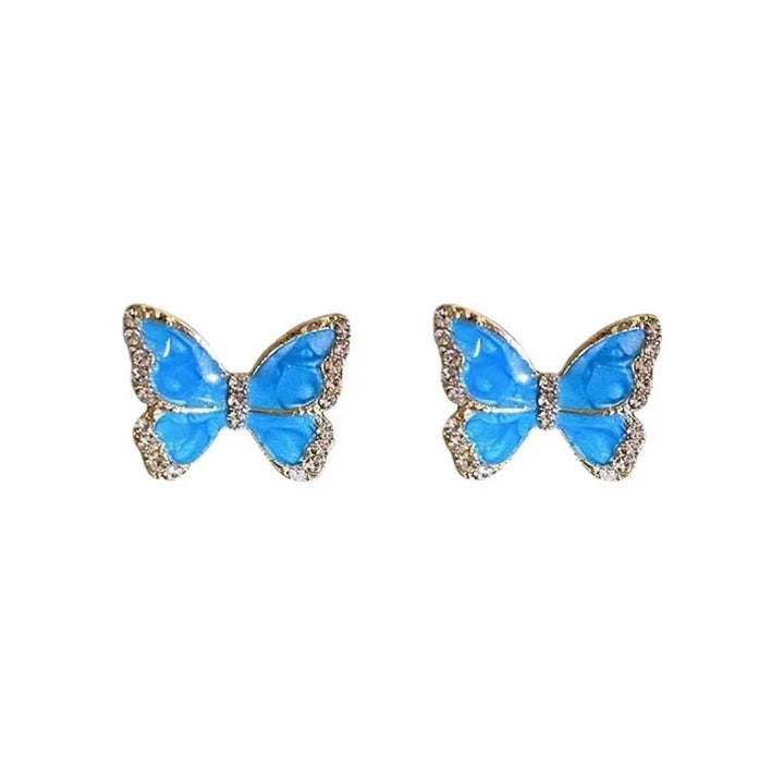Elegante Schmetterlings-Ohrringe Karnz
