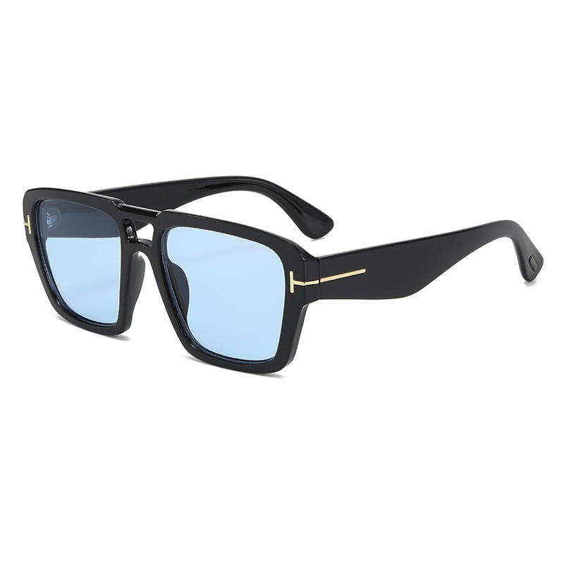 Damen moderne quadratische Sonnenbrille Karnz