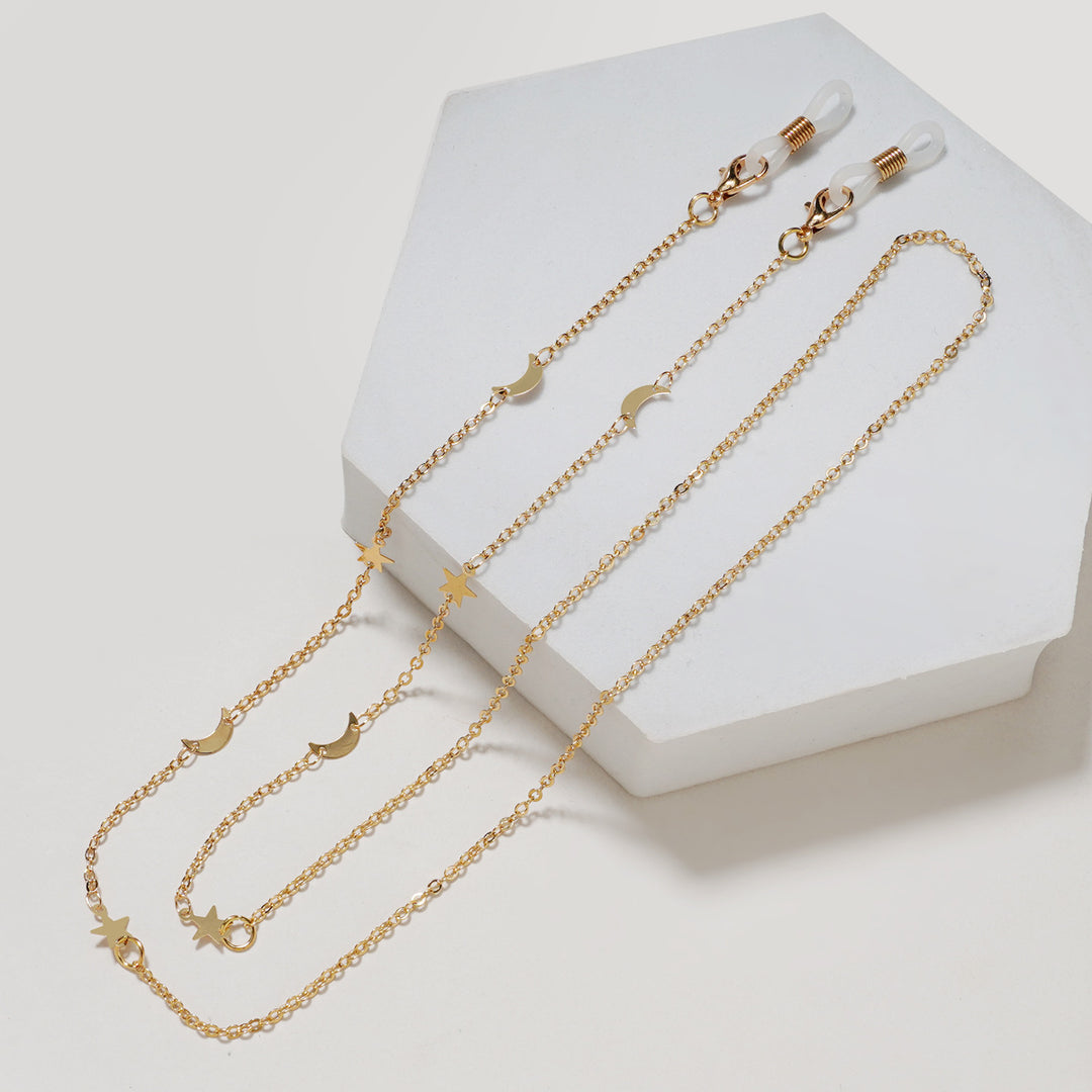 Chic Geometrische Brillen Kette Karnz