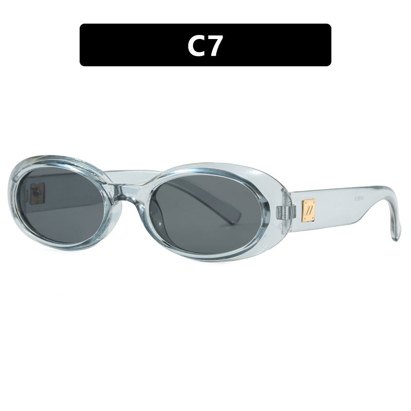 Damen exklusive Sonnenbrille im eleganten Ovaldesign Karnz