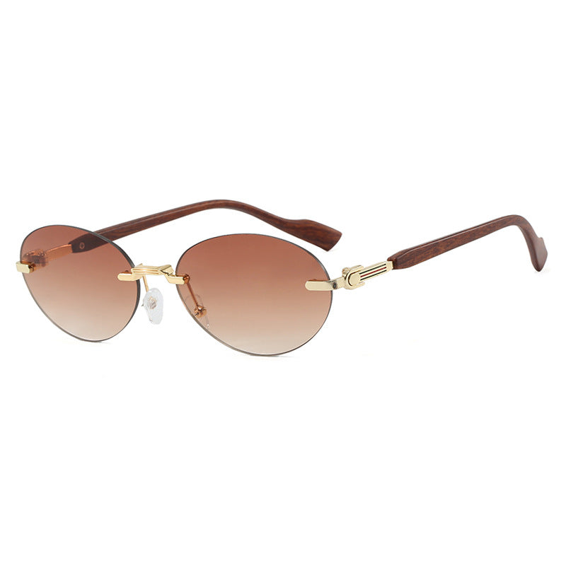 Damen modische Sonnenbrille im eleganten Retro-Stil mit hochqualitativen Gläsern und Holzdetails Karnz