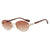 Damen modische Sonnenbrille im eleganten Retro-Stil mit hochqualitativen Gläsern und Holzdetails Karnz