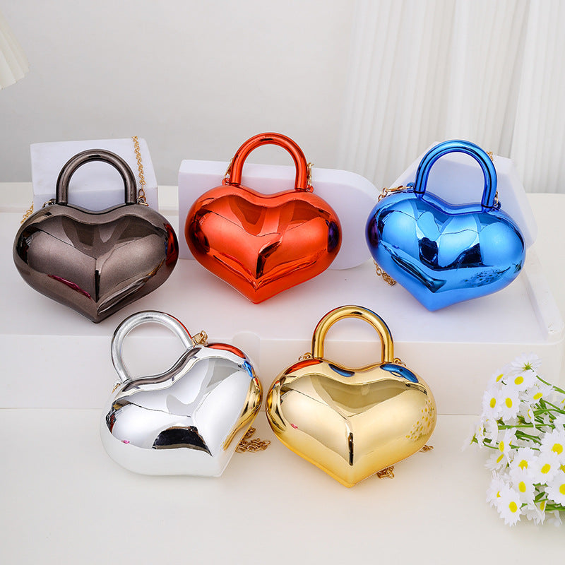 Damen Herzförmige Handtasche Karnz