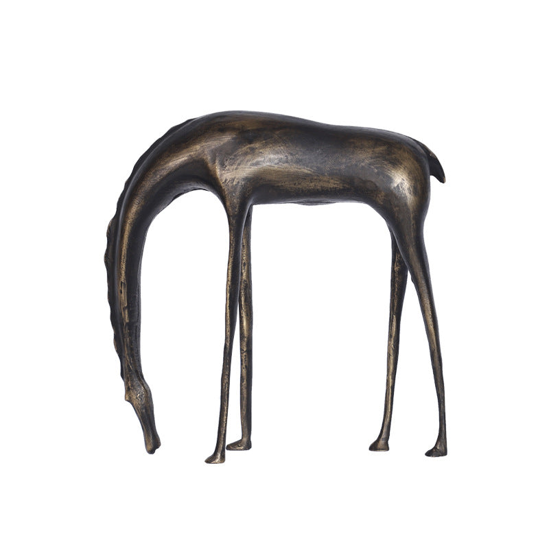 Künstlerische Giraffen Skulptur