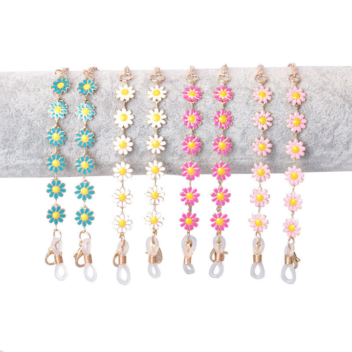 Floral Charm Brillen Kette Karnz