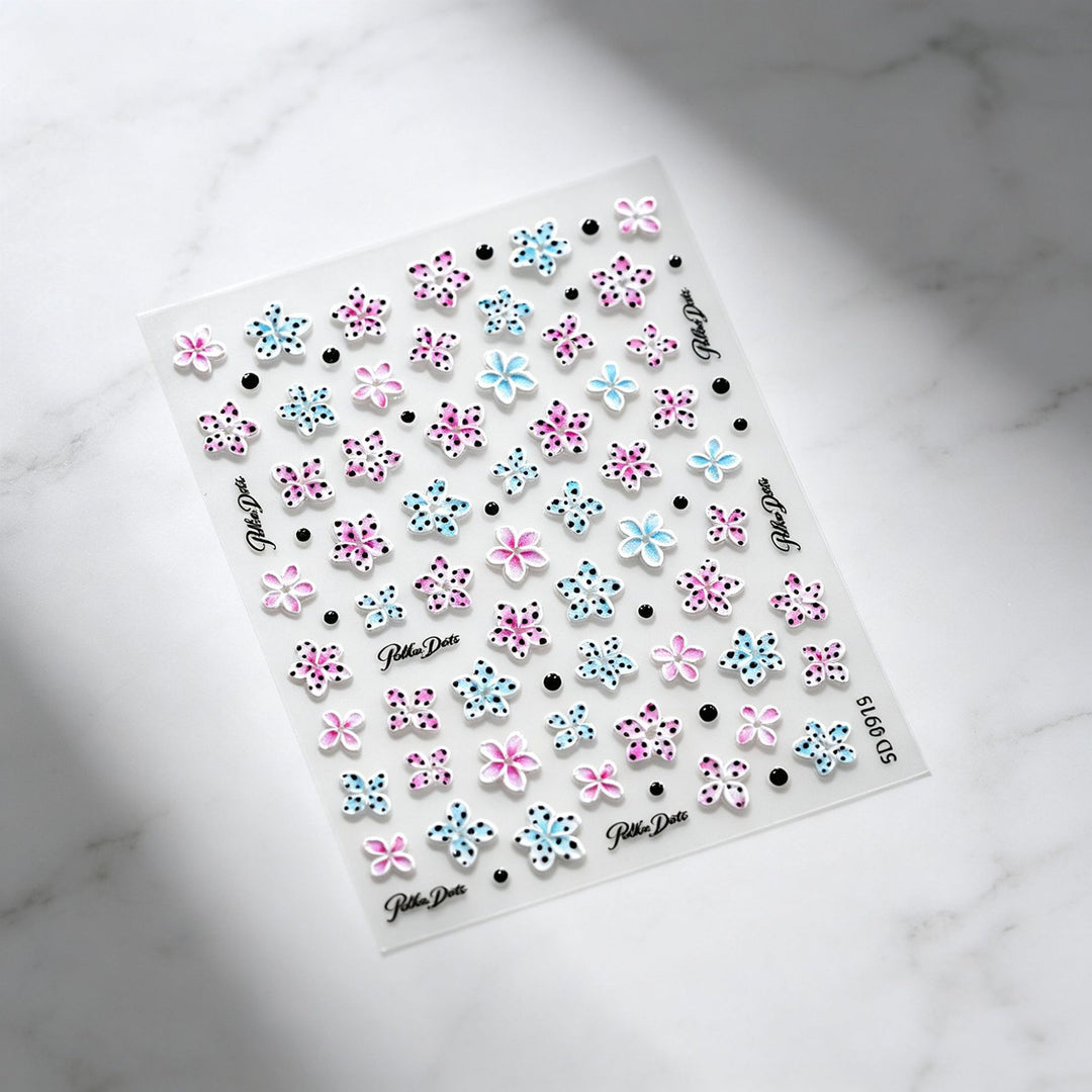 Floral Decorative Nail Art Aufkleber