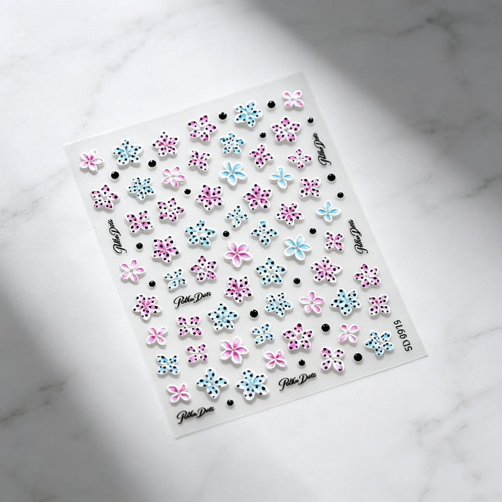 Floral Decorative Nail Art Aufkleber