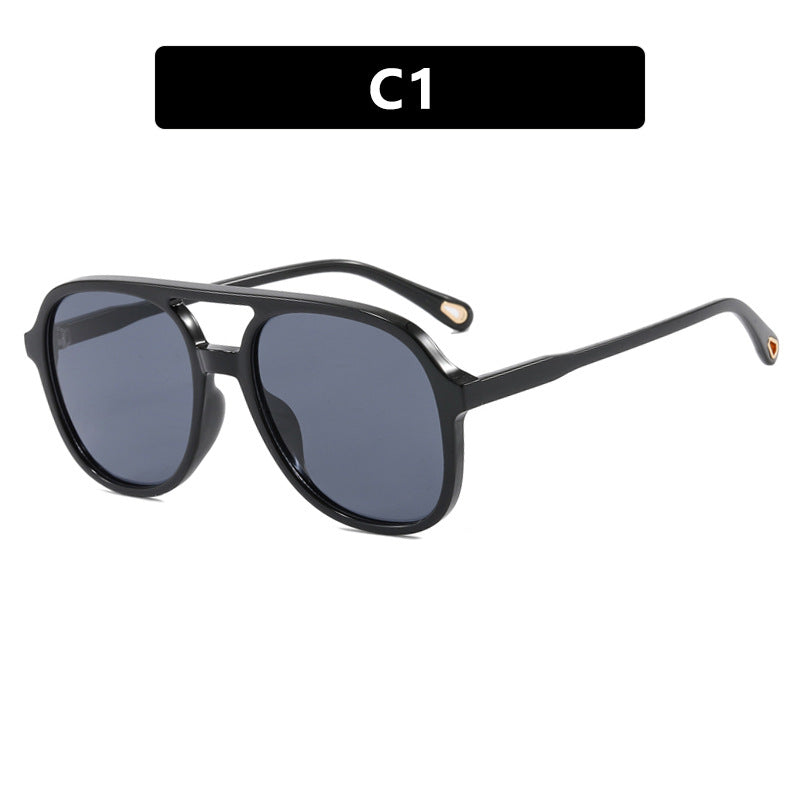 Damen geometrische Sonnenbrille mit luxuriösem Rahmen Karnz