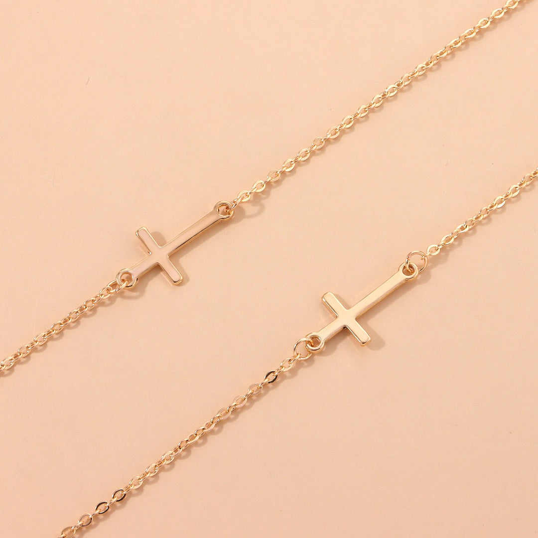 Cross Charm Brillen Kette Karnz