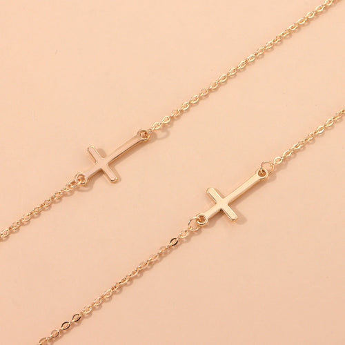 Cross Charm Brillen Kette Karnz