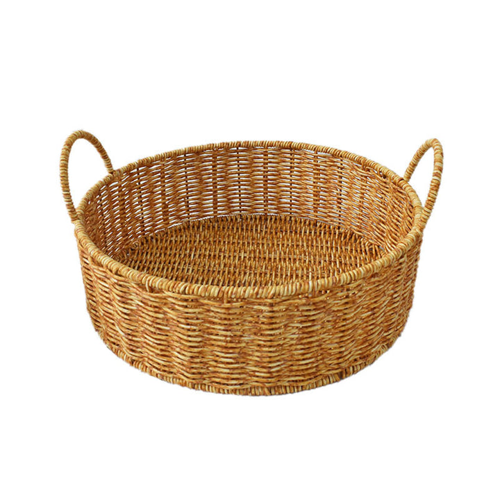 Handgefertigte natürliche Rattan-Aufbewahrungskörbe Set Karnz