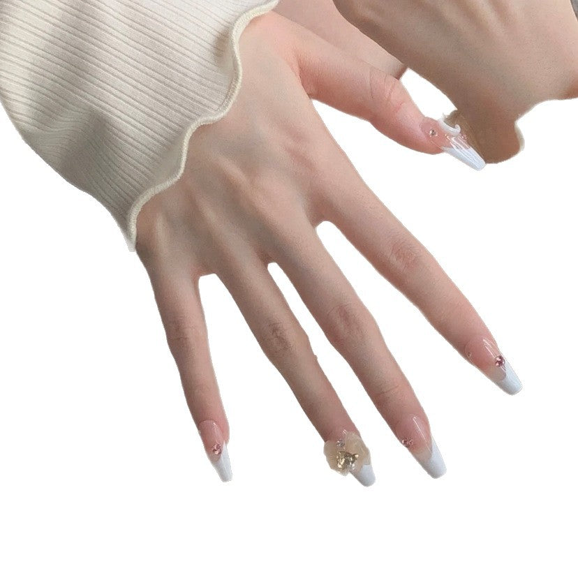 Dekoratives Floral Press-On Nail Set