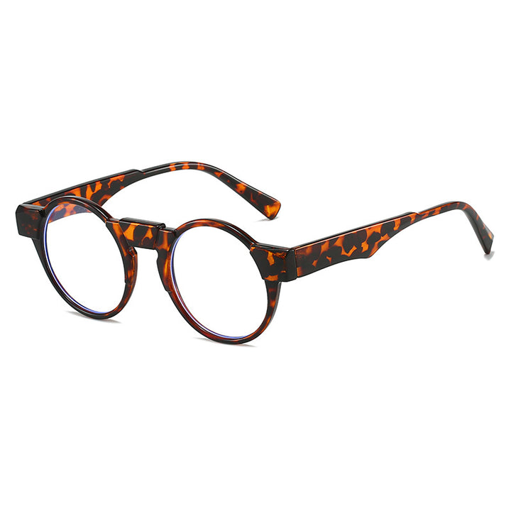 Damen modische Lesebrille mit innovativem runden Rahmendesign Karnz