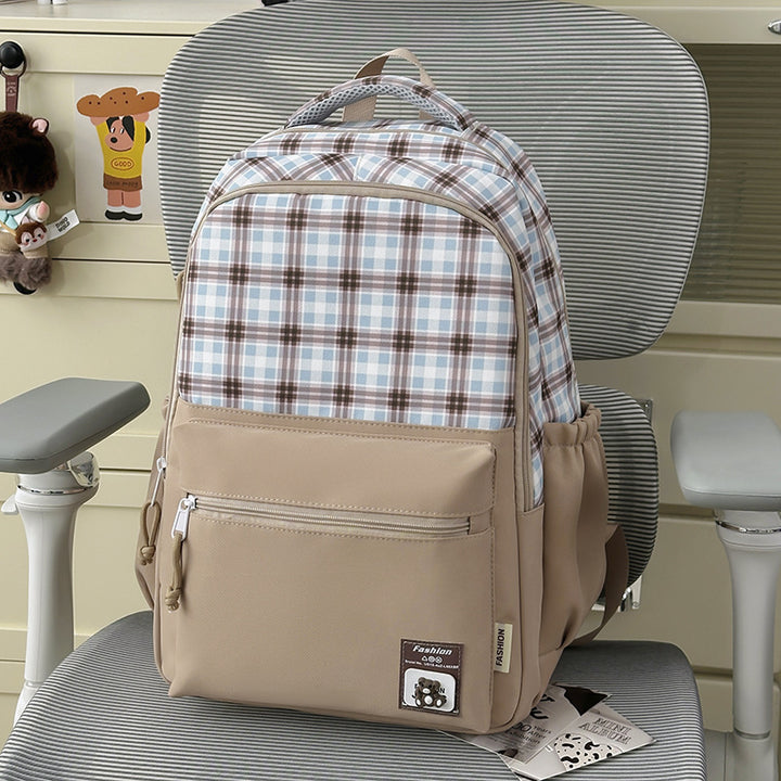 Stylischer Karo-Design-Rucksack Karnz
