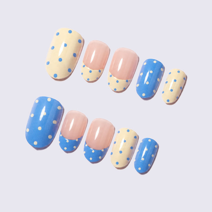 Fun Polka Dot Press-On Nail Set Karnz
