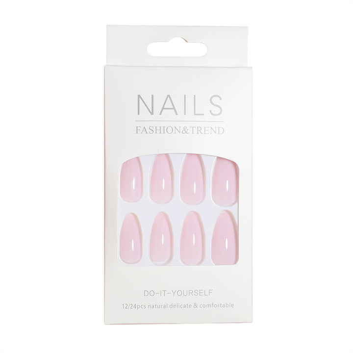 Press-On Nail Kit mit Mandelform und natürlichem Finish Karnz