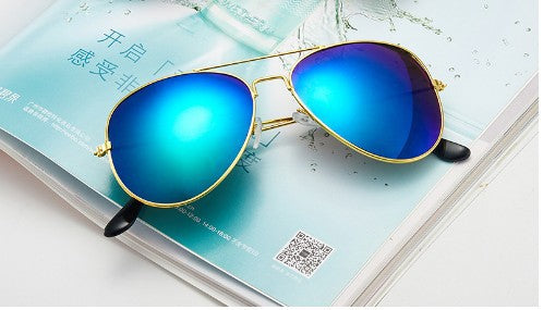 Damen elegante Pilotensonnenbrille Karnz