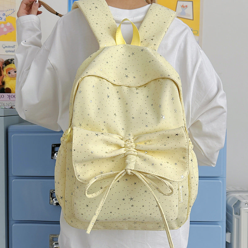 Sternenprint Schleifen-Detail Rucksack Karnz