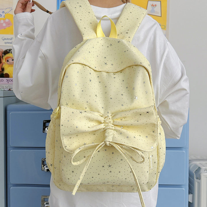 Sternenprint Schleifen-Detail Rucksack Karnz