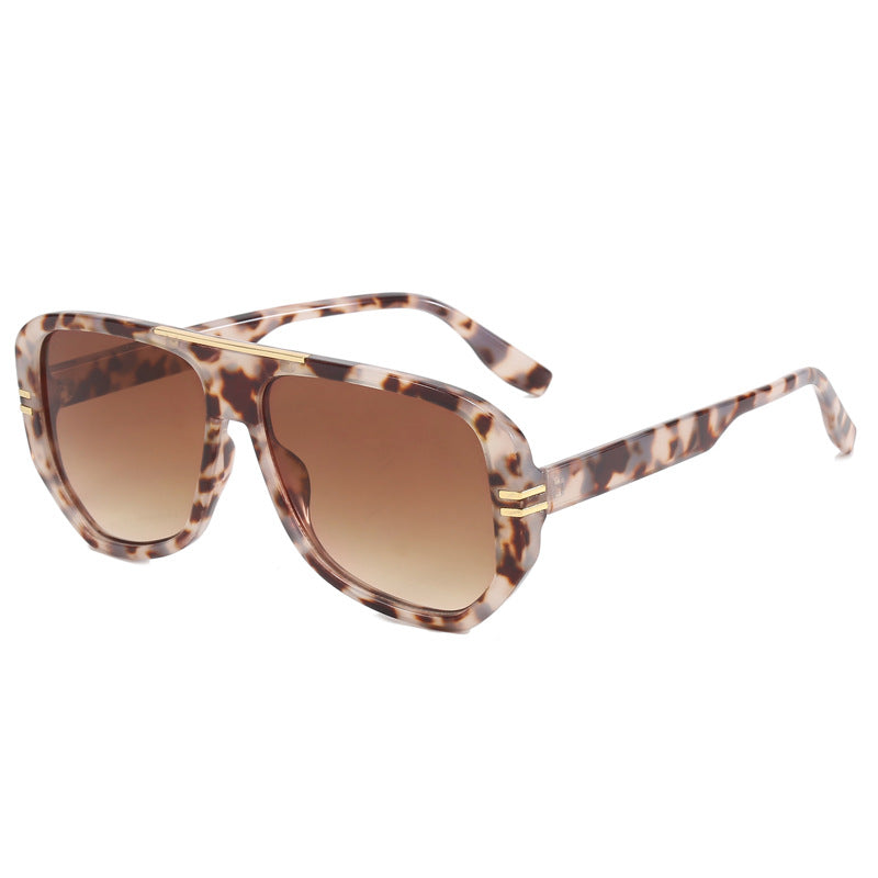 Damen Oversize-Sonnenbrille mit Designer-Rahmen Karnz