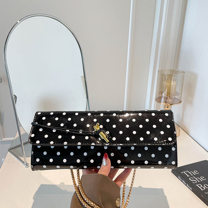 Chice patentierte Leder-Clutch